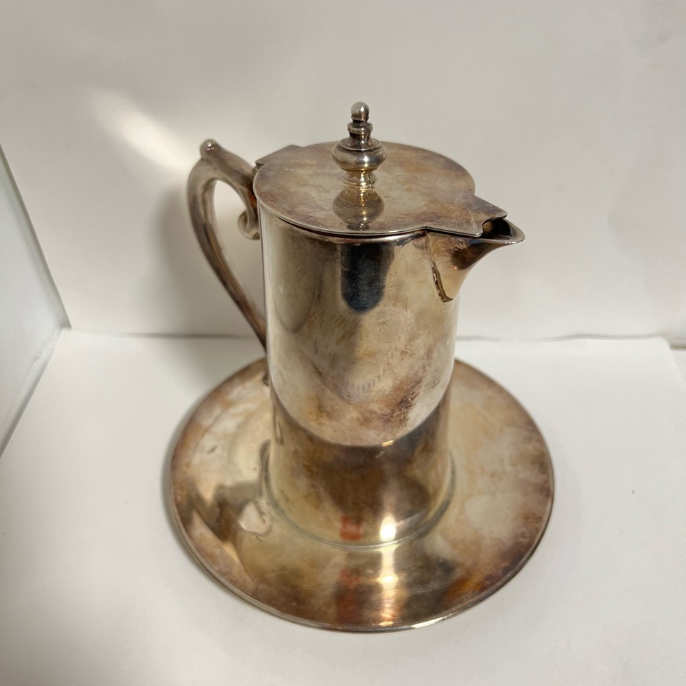 Vintage Wallace 617 Silver Plate Victorian Coffee Creamer Pot